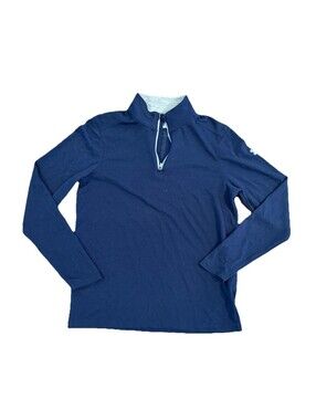 Under Armour ColdGear Men’s Small 1/4 Zip Pullover - Navy Blue - Loose Fit